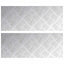 Trappe Tread Rektangulær 2 pcs Sølv 50 x 20 cm Aluminium