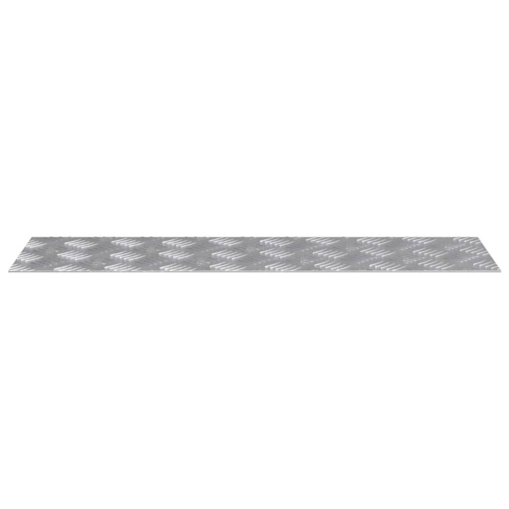 Trappe Tread Rektangulær 2 pcs Sølv 70 x 20 cm Aluminium