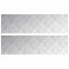 Trappe Tread Rektangulær 2 pcs Sølv 70 x 20 cm Aluminium
