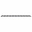 Trappe Tread Rektangulær 4 pcs Sølv 80 x 20 cm Aluminium