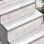 Trappe Tread Rektangulær 2 pcs Sølv 80 x 20 cm Aluminium