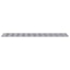 Trappe Tread Rektangulær 2 pcs Sølv 90 x 20 cm Aluminium