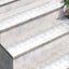 Trappe Tread Rektangulær 4 pcs Sølv 100 x 20 cm Aluminium