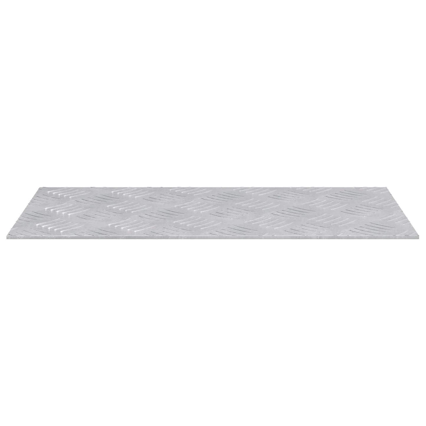Trappe Tread Rektangulær 4 pcs Sølv 50 x 25 cm Aluminium