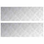 Trappe Tread Rektangulær 2 pcs Sølv 75 x 25 cm Aluminium