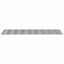 Trappe Tread Rektangulær 4 pcs Sølv 75 x 25 cm Aluminium