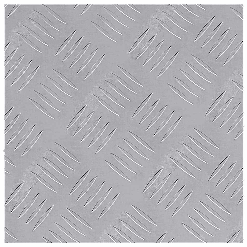 Trappe Tread Firkantet 4 pcs Sølv 30 x 30 cm Aluminium