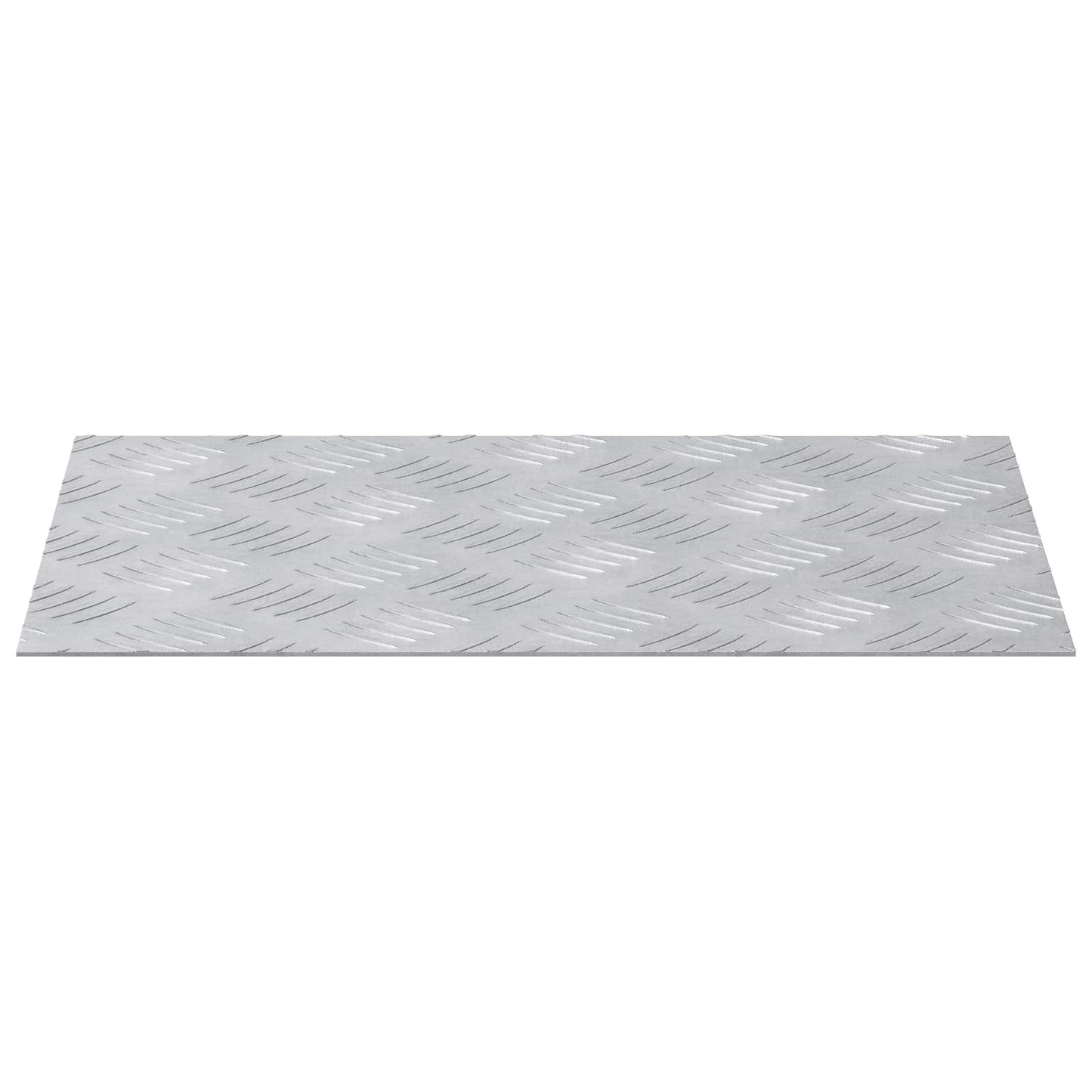 Trappe Tread Rektangulær 4 pcs Sølv 40 x 30 cm Aluminium