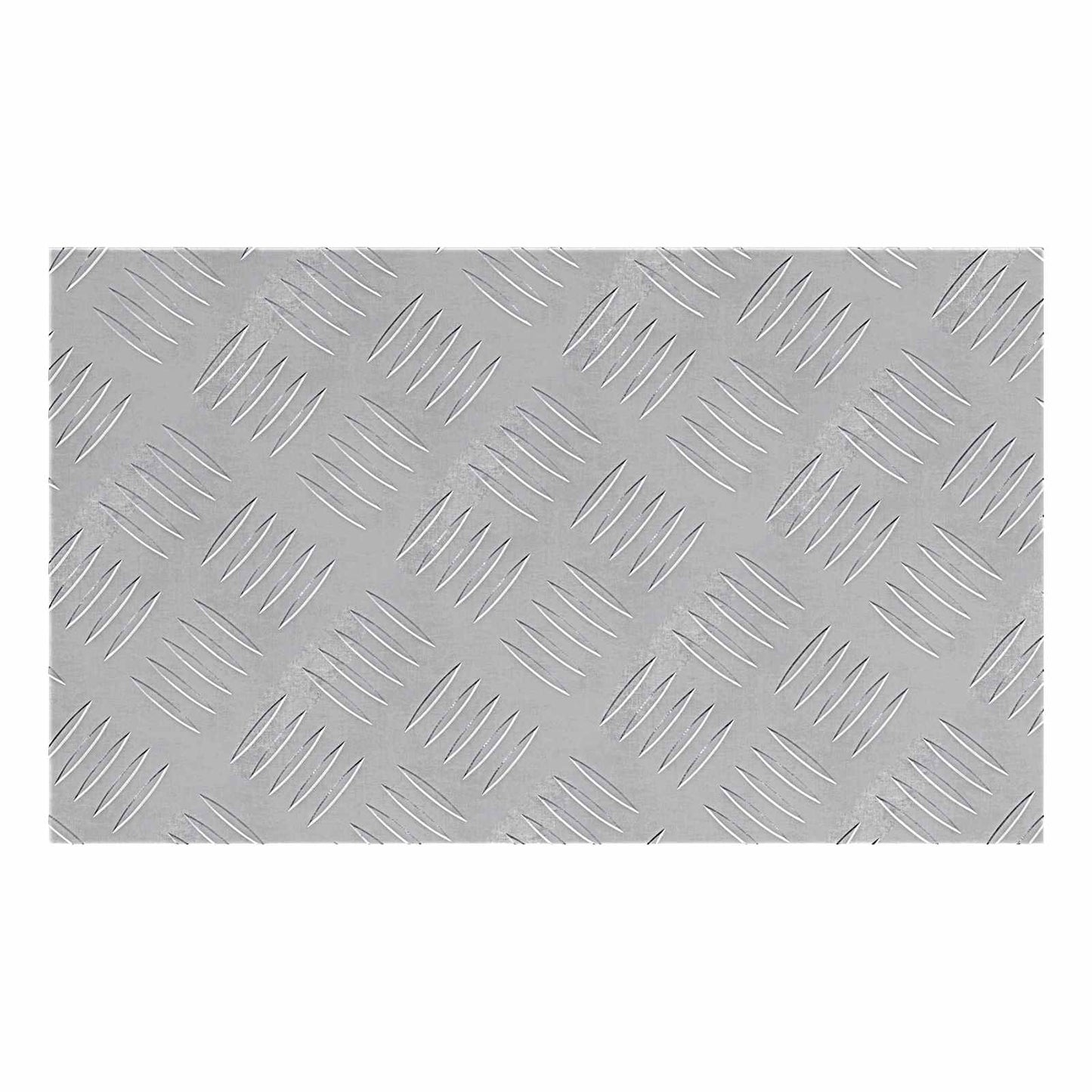 Trappe Tread Rektangulær 2 pcs Sølv 50 x 30 cm Aluminium