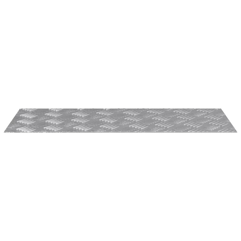 Trappe Tread Rektangulær 4 pcs Sølv 70 x 30 cm Aluminium