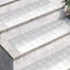 Trappe Tread Rektangulær 2 pcs Sølv 80 x 30 cm Aluminium