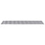 Trappe Tread Rektangulær 2 pcs Sølv 90 x 30 cm Aluminium