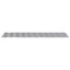 Trappe Tread Rektangulær 2 pcs Sølv 100 x 30 cm Aluminium