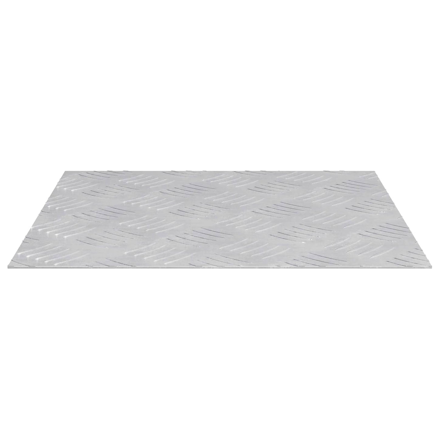 Trappe Tread Firkantet 4 pcs Sølv 40 x 40 cm Aluminium