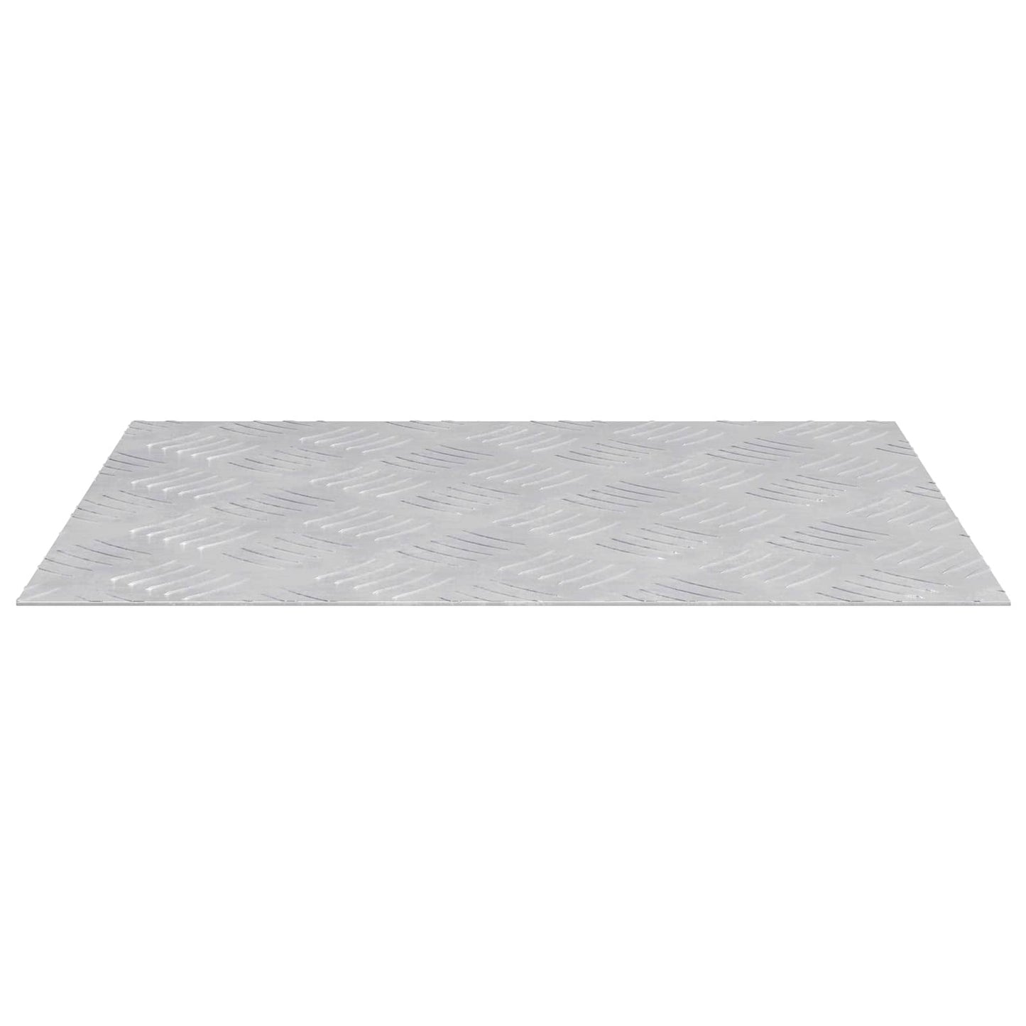 Trappe Tread Rektangulær 4 pcs Sølv 50 x 40 cm Aluminium