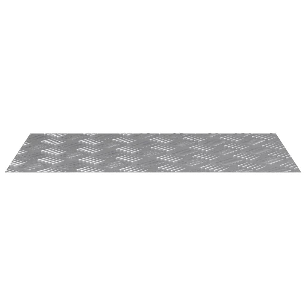 Trappe Tread Rektangulær 2 pcs Sølv 70 x 40 cm Aluminium