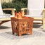 Trappe Tread Rektangulær 2 pcs Sølv 100 x 40 cm Aluminium