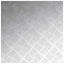 Trappe Tread Firkantet 2 pcs Sølv 50 x 50 cm Aluminium