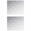 Trappe Tread Rektangulær 2 pcs Sølv 60 x 50 cm Aluminium