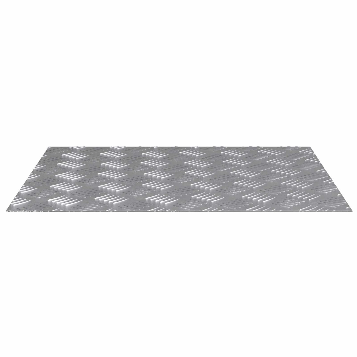 Trappe Tread Rektangulær 4 pcs Sølv 60 x 50 cm Aluminium
