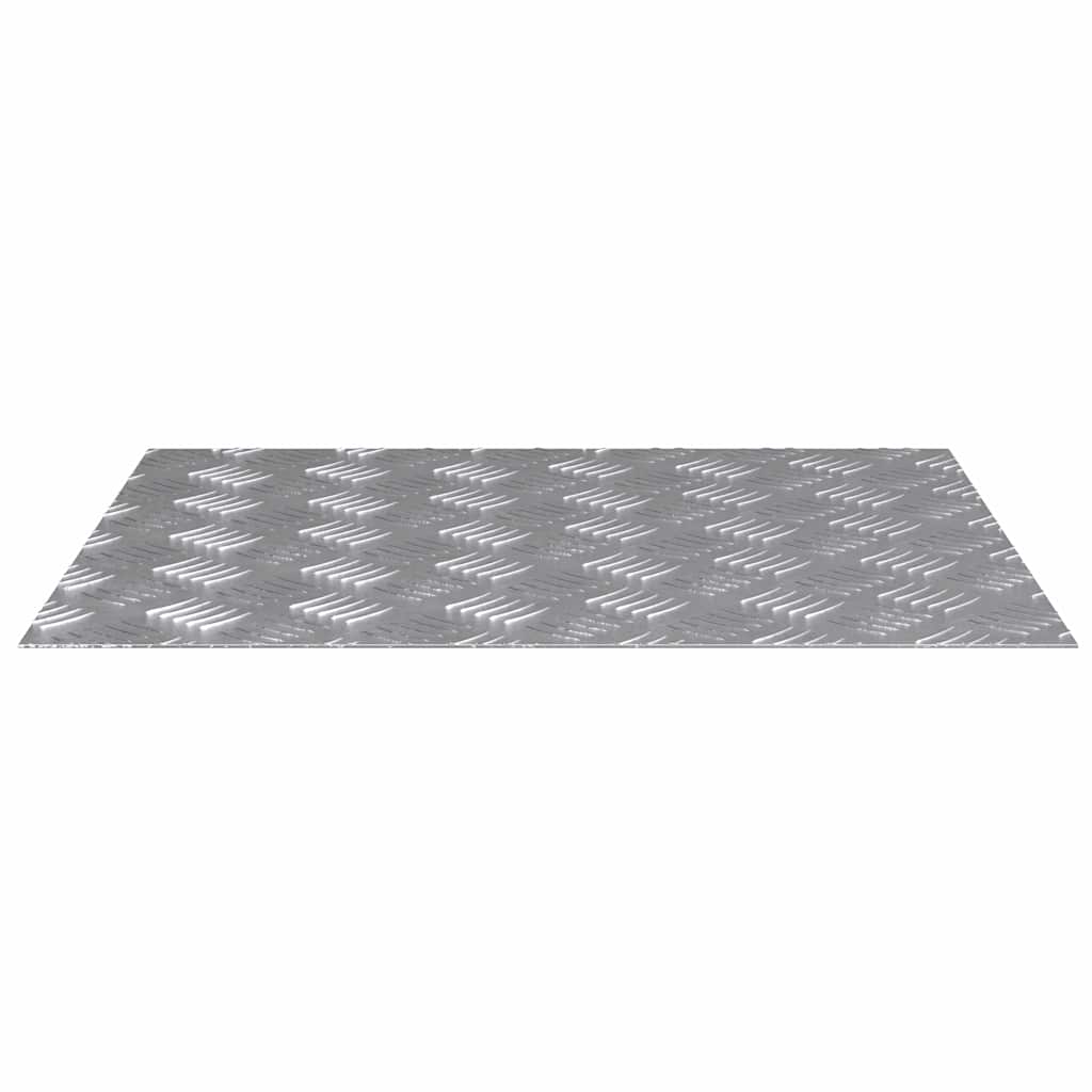 Trappe Tread Rektangulær 2 pcs Sølv 60 x 50 cm Aluminium