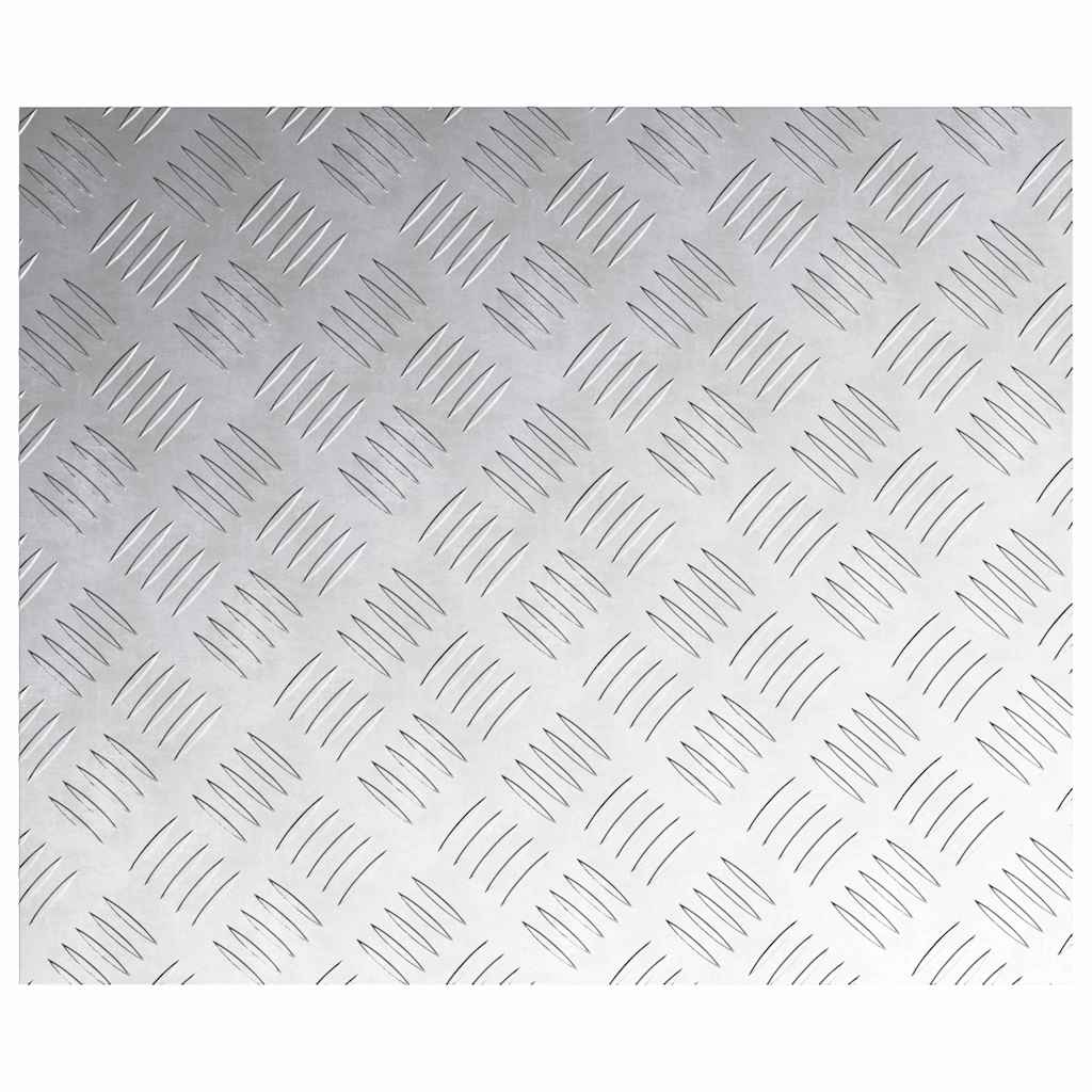 Trappe Tread Rektangulær 2 pcs Sølv 60 x 50 cm Aluminium