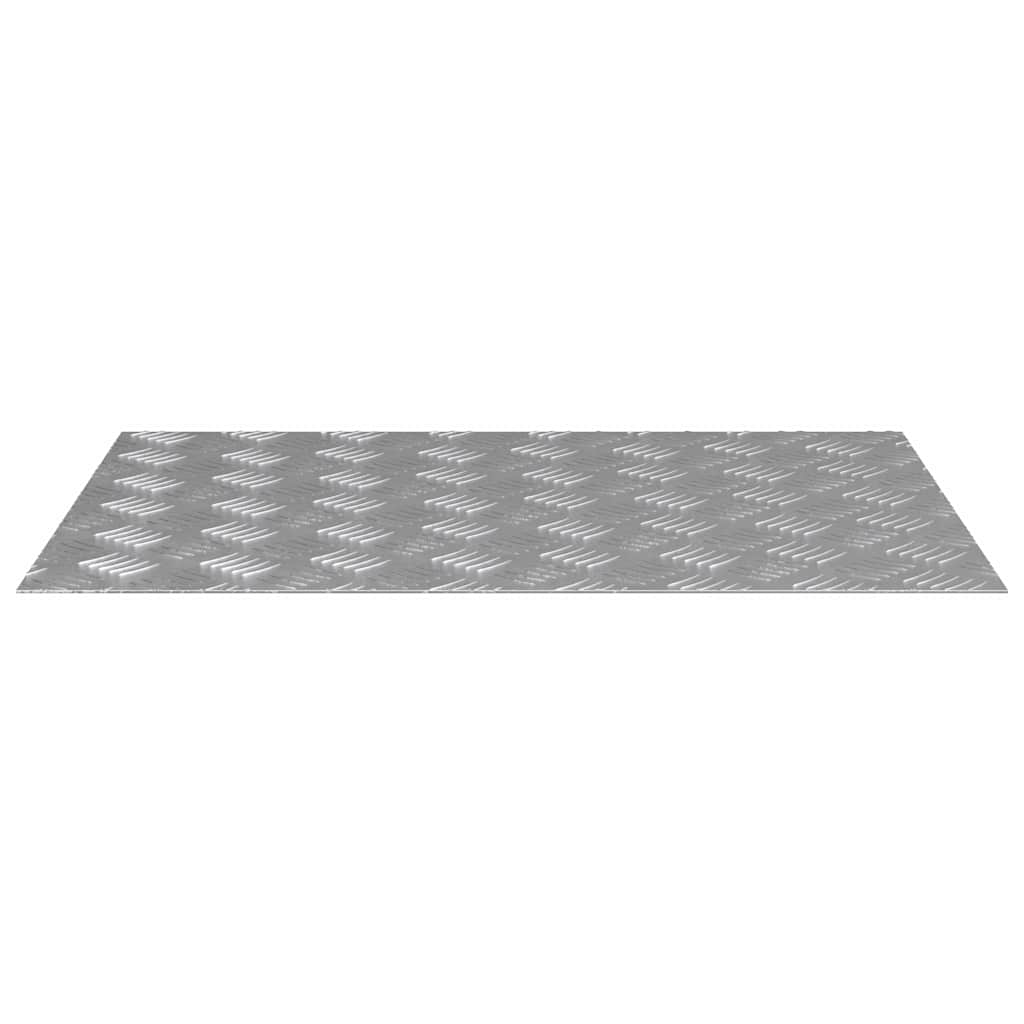 Trappe Tread Rektangulær 2 pcs Sølv 70 x 50 cm Aluminium