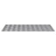 Trappe Tread Rektangulær 4 pcs Sølv 90 x 50 cm Aluminium