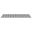 Trappe Tread Rektangulær 2 pcs Sølv 100 x 50 cm Aluminium