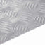 Trappe Tread Rektangulær 4 pcs Sølv 100 x 50 cm Aluminium