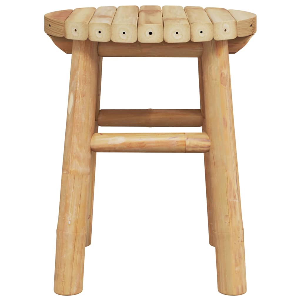 Taburet Naturlig bambus 30 x 30 x 36 cm Bambus