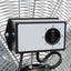 Tromleventilator med hjul Sølv 79 x 37 x 82 cm Aluminium