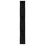bogreol 80x24x190,5 cm konstrueret træ sort-eg