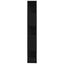 bogreol/rumdeler 45x24x159 cm konstrueret træ sort-eg