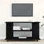 tv-skab med hjul 80x40x45 cm konstrueret træ sort-eg