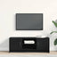 tv-bord 102x30x37,5 cm konstrueret træ sort egetræsfarve