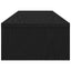 skærmstativ sort egetræ 100x24x13 cm konstrueret træ
