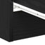 sengeborde 2 stk. sort eg 38x35x55 cm konstrueret træ