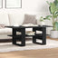 Sofabord Sort eg 102 x 55 x 42 cm Konstrueret træ