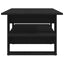 Sofabord Sort eg 102 x 55 x 42 cm Konstrueret træ
