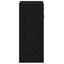 Skostativ med skuffe Sort eg 60 x 35 x 84 cm Konstrueret træ