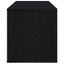 TV-skab sort egetræ 120x34x37 cm konstrueret træ