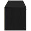 TV-skab sort egetræ 120x34x37 cm konstrueret træ