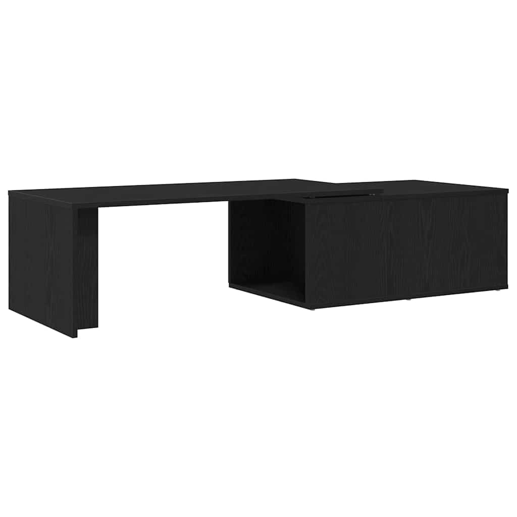 Sofabord Sort eg 150 x 50 x 35 cm Konstrueret træ
