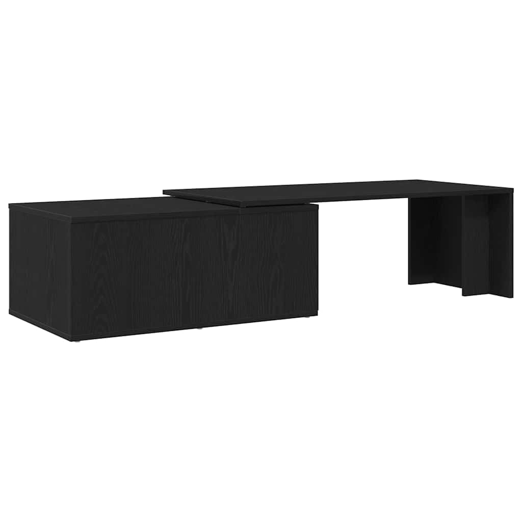 Sofabord Sort eg 150 x 50 x 35 cm Konstrueret træ