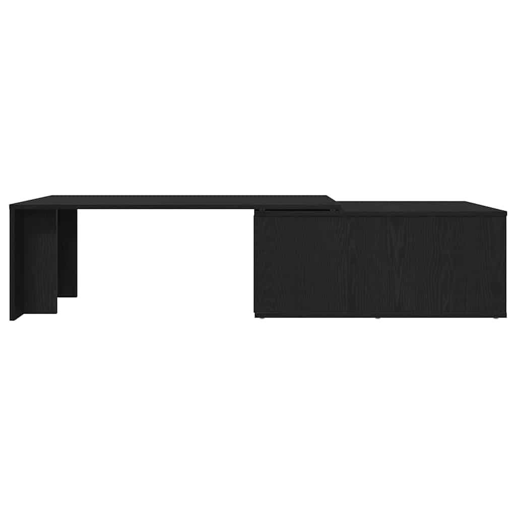 Sofabord Sort eg 150 x 50 x 35 cm Konstrueret træ