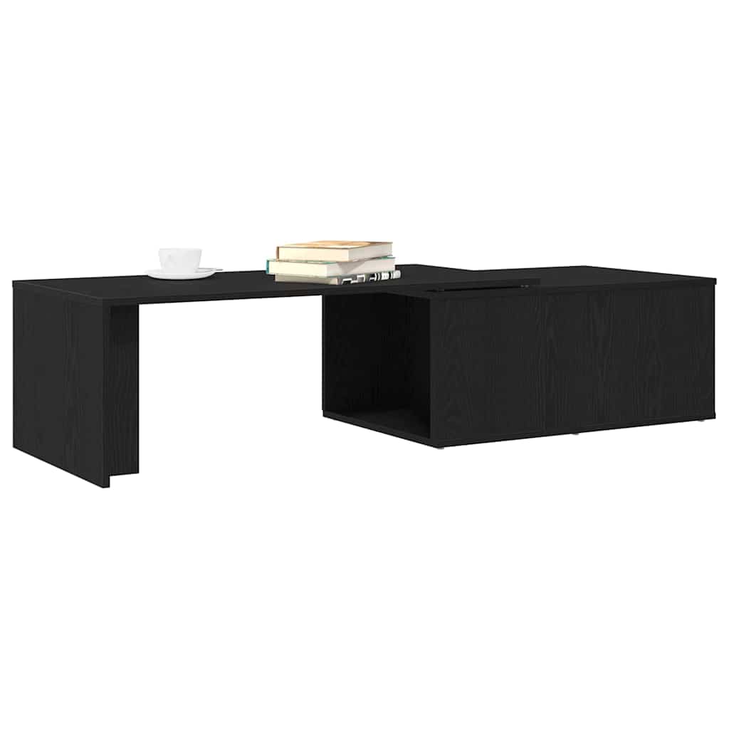 Sofabord Sort eg 150 x 50 x 35 cm Konstrueret træ
