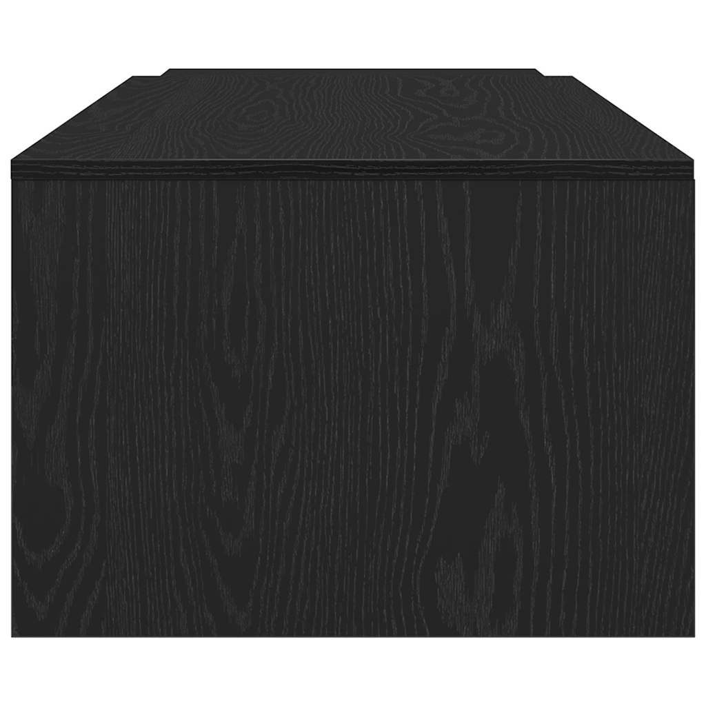 Sofabord Sort eg 150 x 50 x 35 cm Konstrueret træ