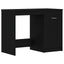 Bord med opbevaring Sort eg 100 x 50 x 76 cm Konstrueret træ