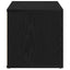 TV-skab med skuffe Sort eg 80 x 34 x 36 cm Konstrueret træ